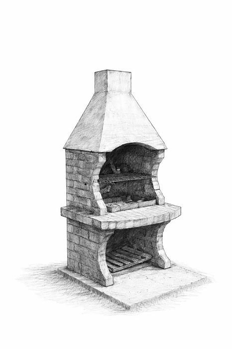 Grill ogrodowy,betonowy NOWY