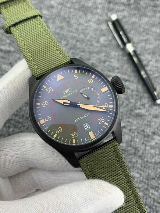 Годинник автоматичний IWC pilot schaffhausen подвійна