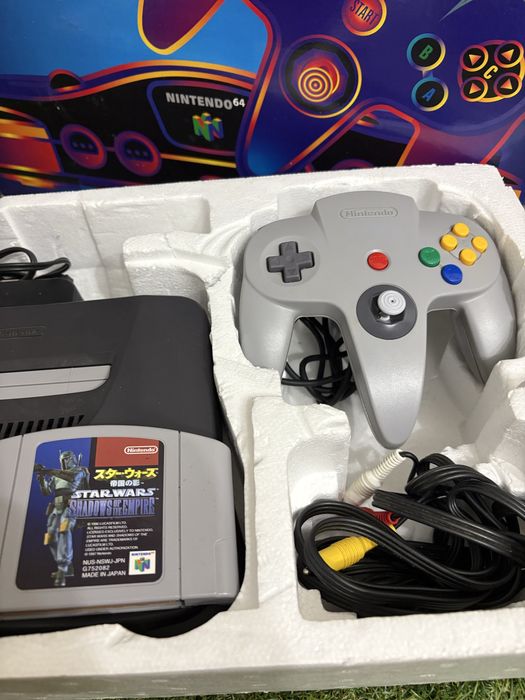 Nintendo 64 + картридж Star Wars гарний стан