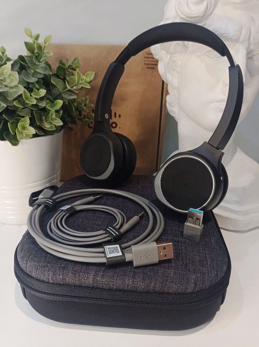 Nowe słuchawki Cisco Headset 730 - stan idealny, pełny zestaw, bezprzewodowe, ANC, Bluetooth