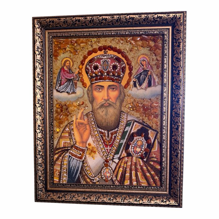 Ікони з бурштину