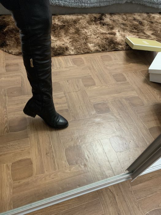 Ботфорти/сапожки зимові шкіряні 37 розмір