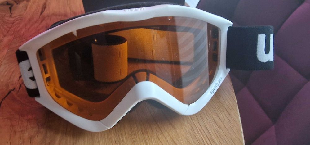 Gogle dziecięce UVEX Speedy Pro białe