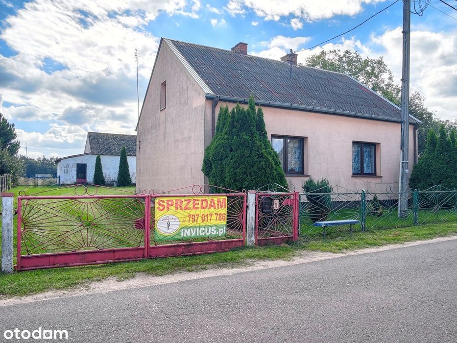 Dom, budynki gospodarcze, działka 32 ar-Dąbrowice Stare