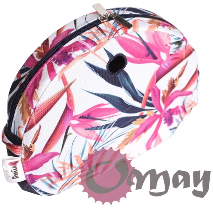 organizer OBAG MOON LIGHT kwiaty cudne róż 2 kieszenie wkład OMAY