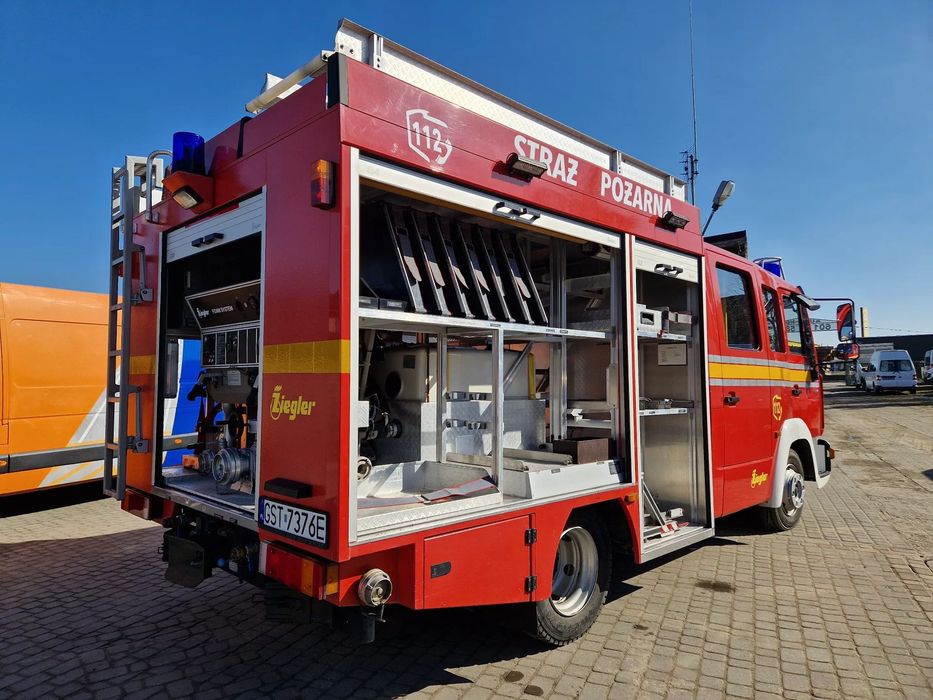 MAN LE 8.140 STRAŻ POŻARNA PIANA WODA NATARCIE CNBOP  MAN Średni Wóz Bojowy Ziegler