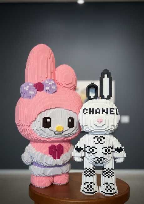 Magic Blocks ведмедик 3Д Конструктор Bearbrick Блочний Мишка Блочный