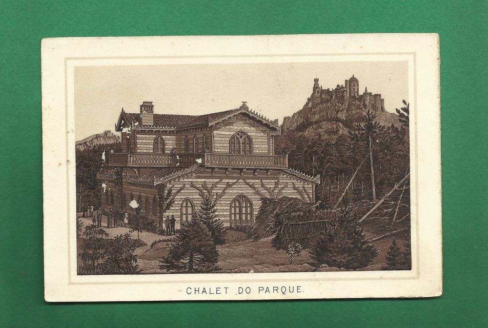 Gravura Antiga - SINTRA - Chalet do Parque