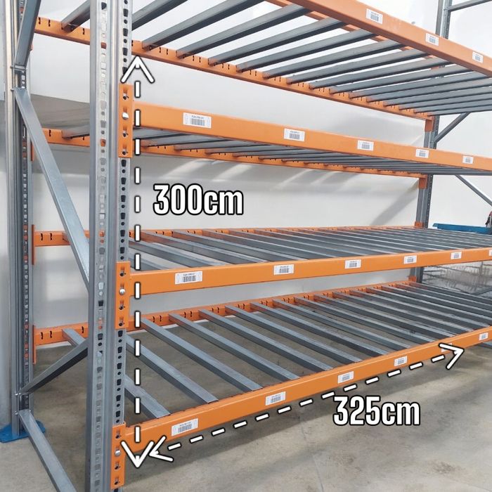 Regały magazynowe półkowe paletowe przemysłowe NEDCON