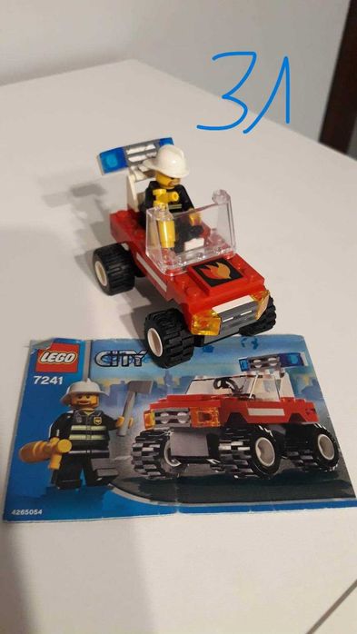 Lego city wóz dowódcy straży nr 7241
