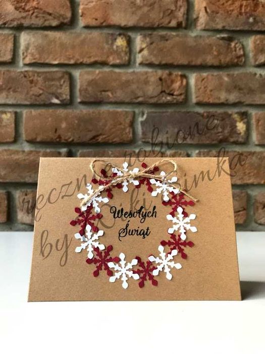 Kartki świąteczne ręcznie robione (Boże Narodzenie)