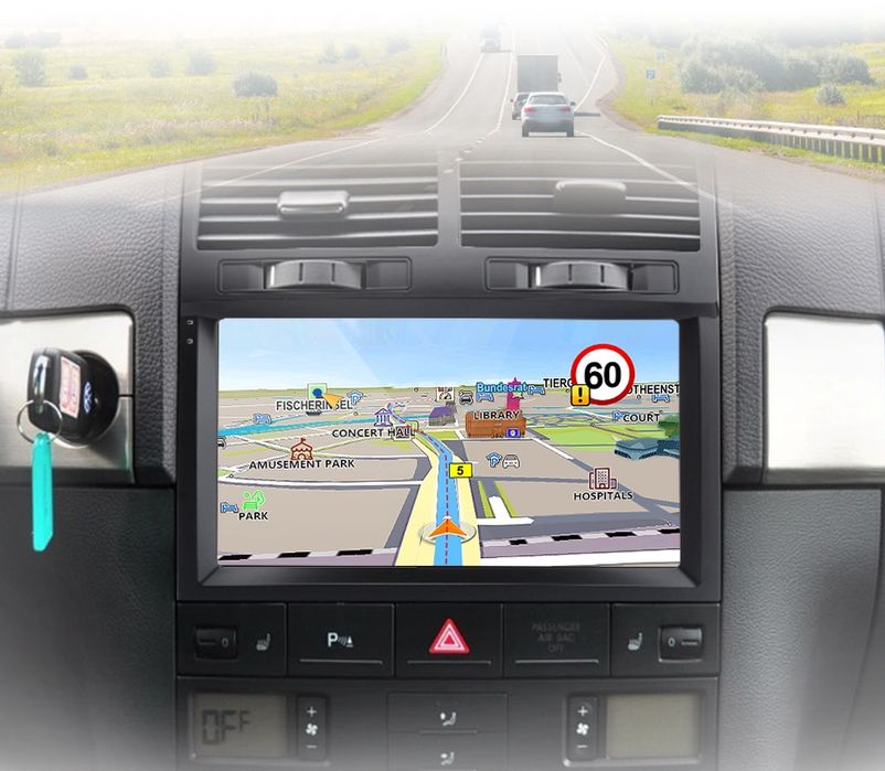 Rádio Android Volkswagen Touareg Carplay GPS wifi Bluetooth 9" NOVO