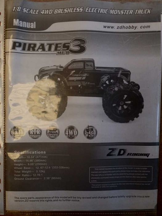 Monster Truck RC 4x4 1/8