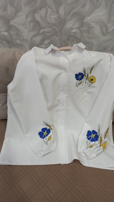 Святкова блузка в українському стилі 54-56р