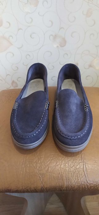 Лоферы женские из натуральной замши (Польша)