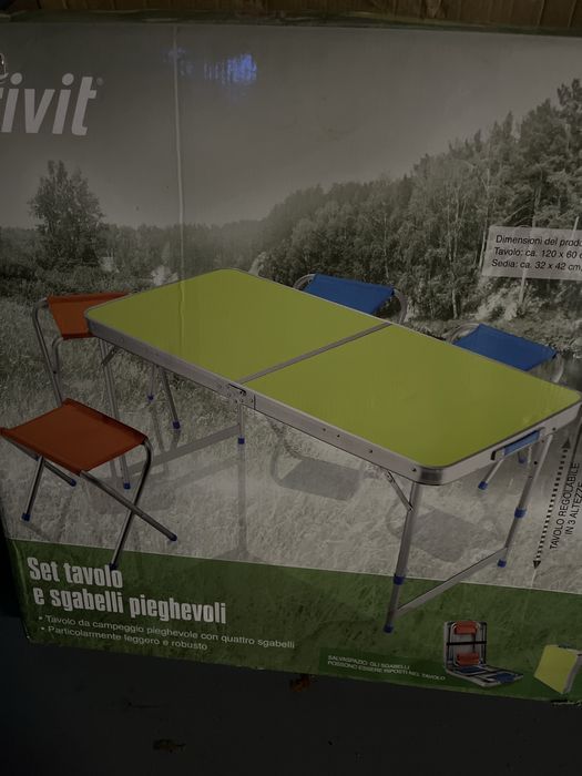 Mesa e cadeiras Campismo
