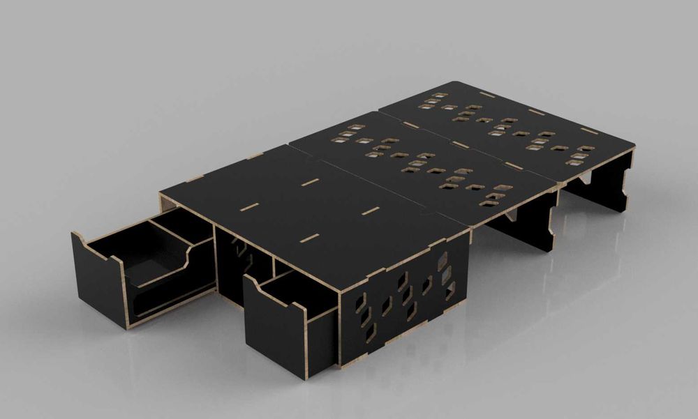 Zabudowa kamperowa modułowa - kamper box