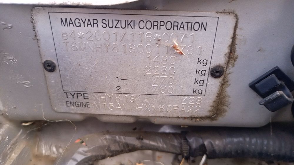 Silnik Suzuki Ignis II Subaru Justy 1,5 M15a