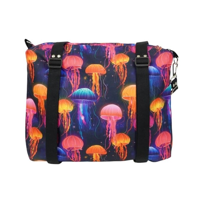 Torebka Torba Plecak damski plecaczek 2w1 Kolorowy w Meduzy