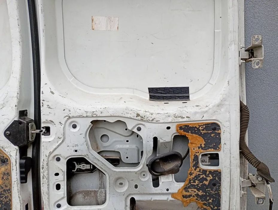 drzwi tylne lewe tył kompletne renault kangoo ii iii 2008-2021 białe