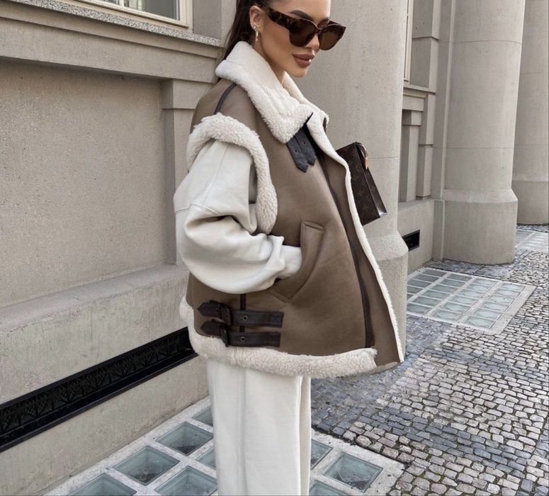 Жилетка дублянка Zara, p. S-М