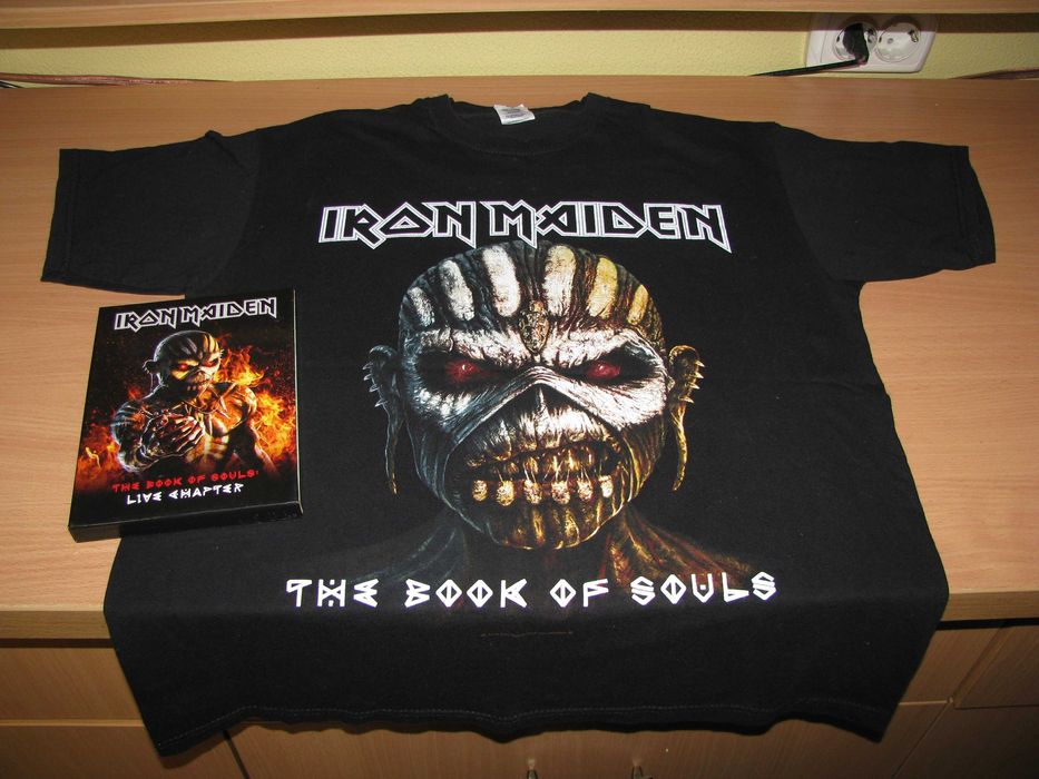 IRON MAIDEN  The Book of Souls футболка + 4CD (Bruce Dickinson)