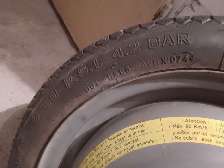 Kolo zapasowe dojazdowe