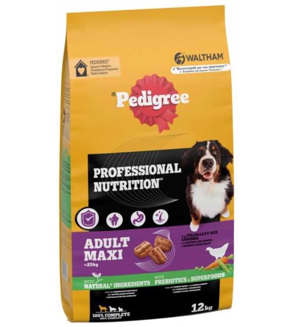 Сухий корм PEDIGREE для великих порід з птицею та овочами 12 кг