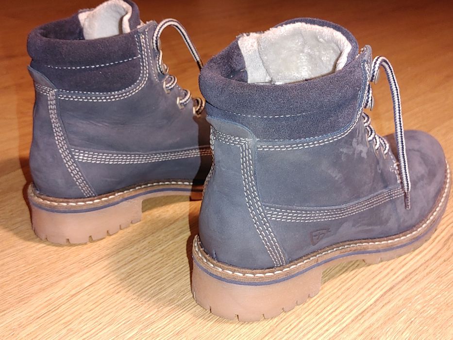 Trapery skórzane TAMARIS ...jak nowe.