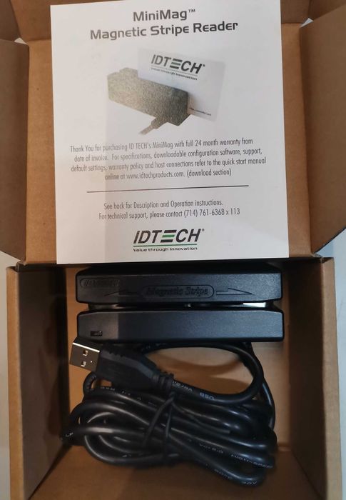 Leitor de Banda Magnética USB ID Tech