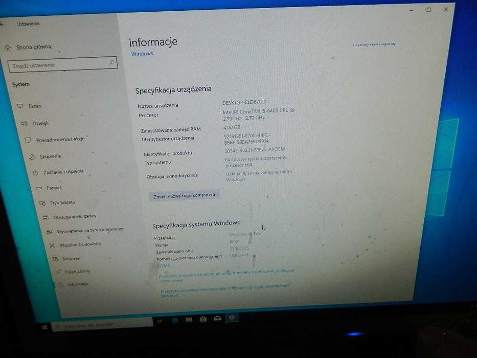 Komputer Terra Core i5-6400 4GB DDR4 500GB