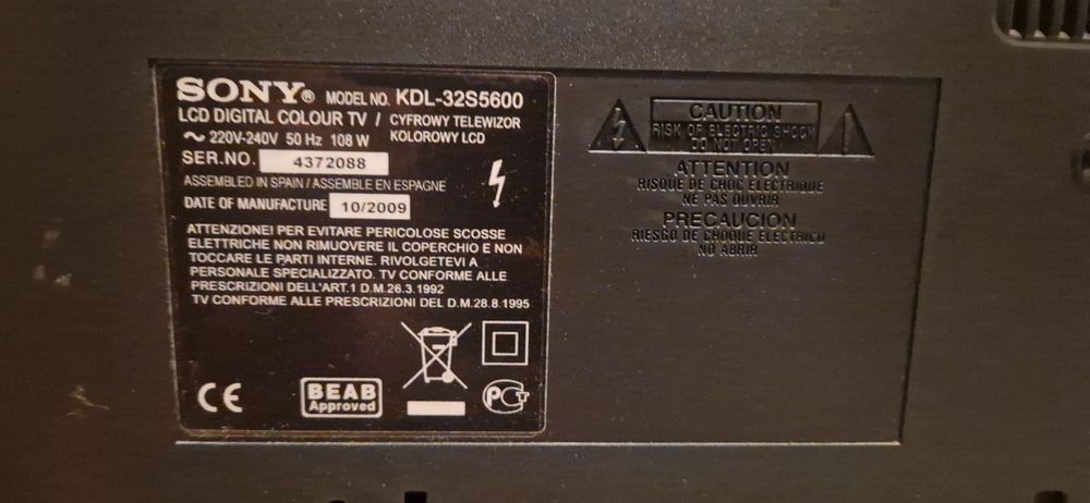 Televisor LG e Sony