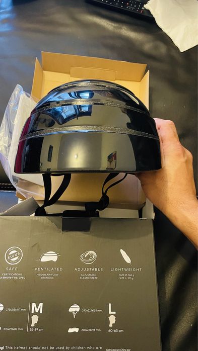 Capacete closca Suro M preto onyx