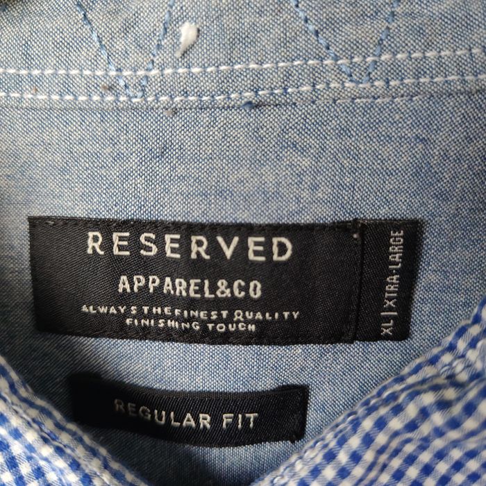 Koszula męska krata niebieska xl Reserved