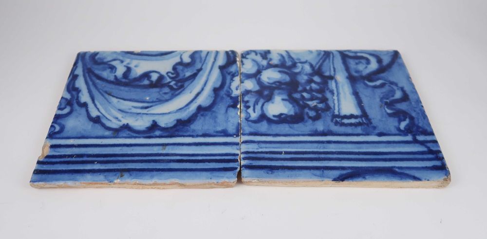 Painel de 2 Azulejos Portugueses Séc. XVIII