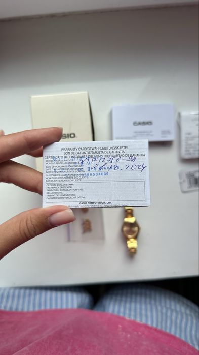 Годинник Casio із чеком та гарантією