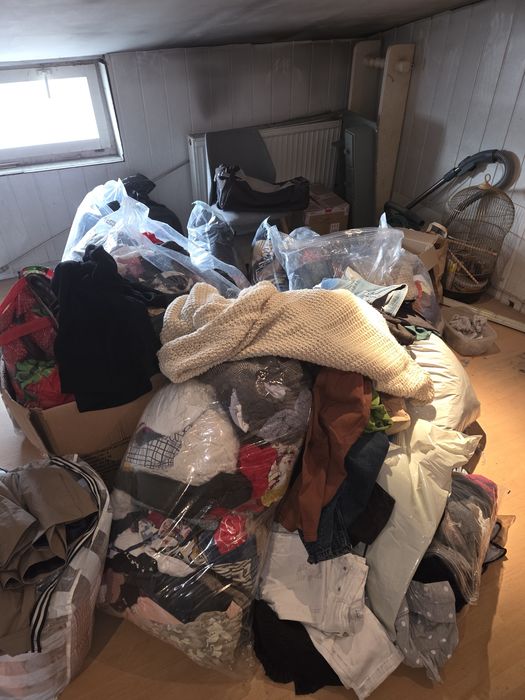 Ubrania używane na worki