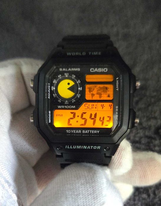Casio Royale PAC-MAN Edition AE-1200WH-1AVEF – Fabrycznie Nowy Unikat