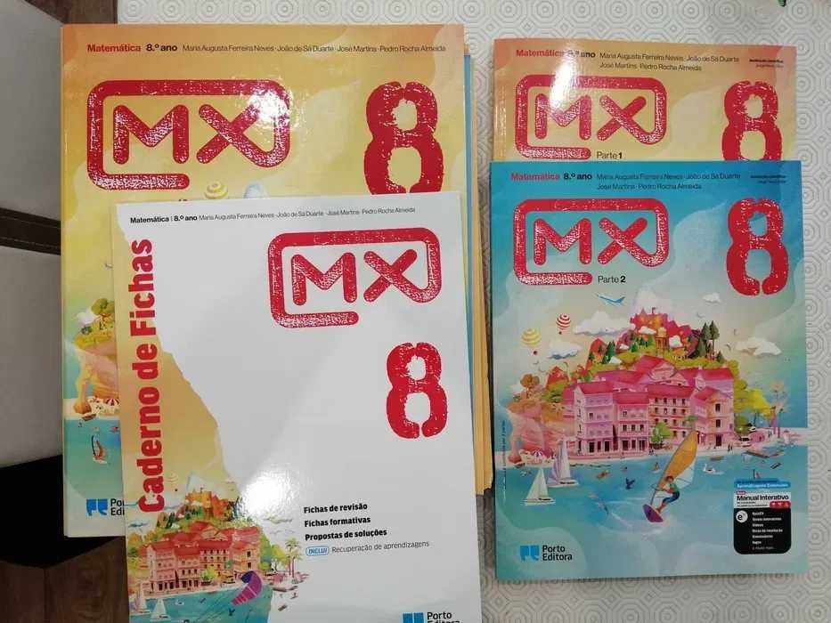 Recursos do Dossier do Professor referentes ao Manual MX8 - Matemática 8º ano