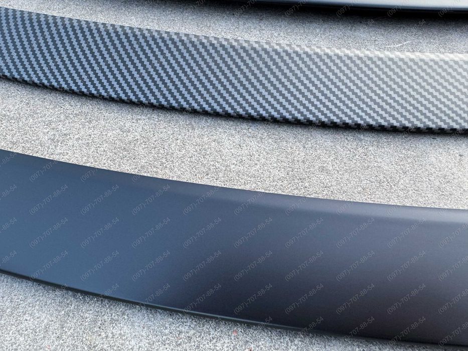 Спойлер (чорний мат; карбон) Tesla Model 3, Model Y