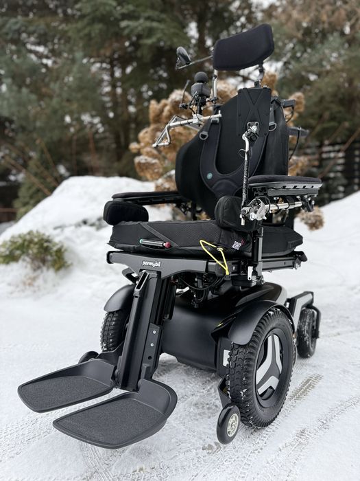 Nowy wózek inwalidzki elektryczny Permobil F3 sterowanie podbródkiem