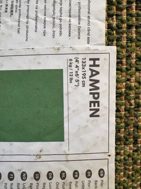 Tapete Ikea Hampen (133 / 195) verde