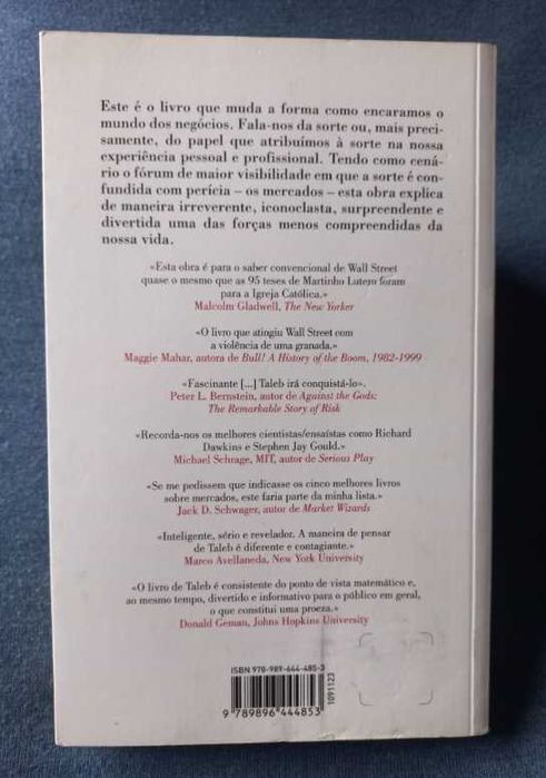 Iludidos pelo Acaso - Nassim Nicholas Taleb (O papel oculto do acaso na vida e nos mercados)
