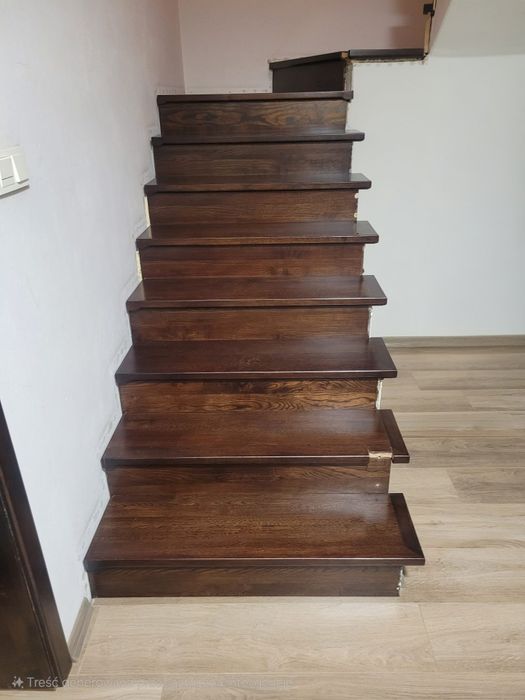 Schody dębowa...
