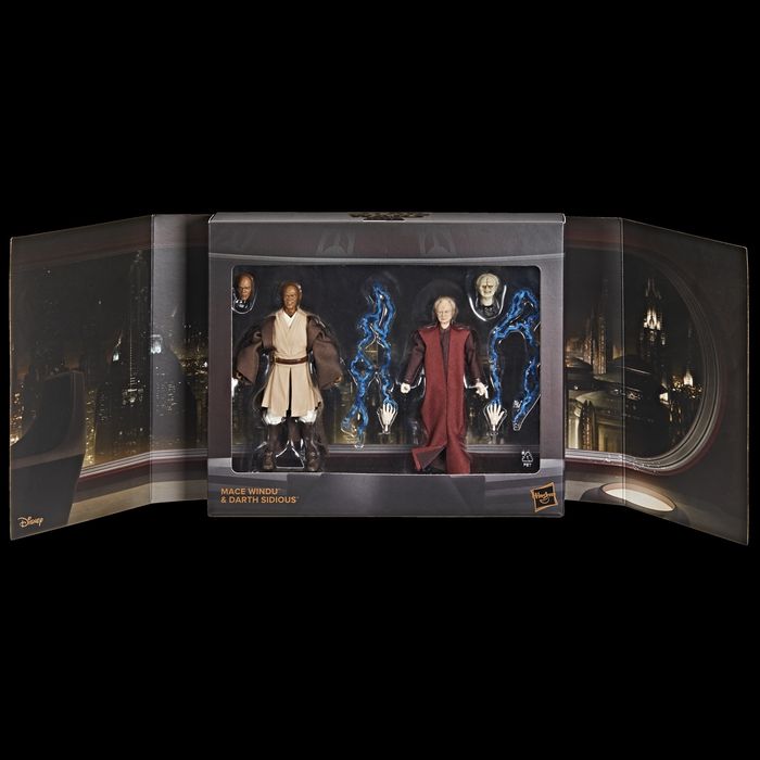Star Wars The Black Series Mace Windu i Darth Sidious Exclusive Nowe