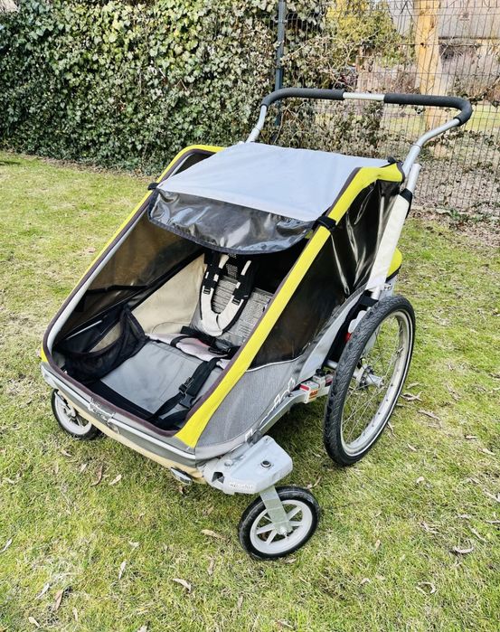 Przyczepka rowerowa biegowa  chariot cougar thule 2