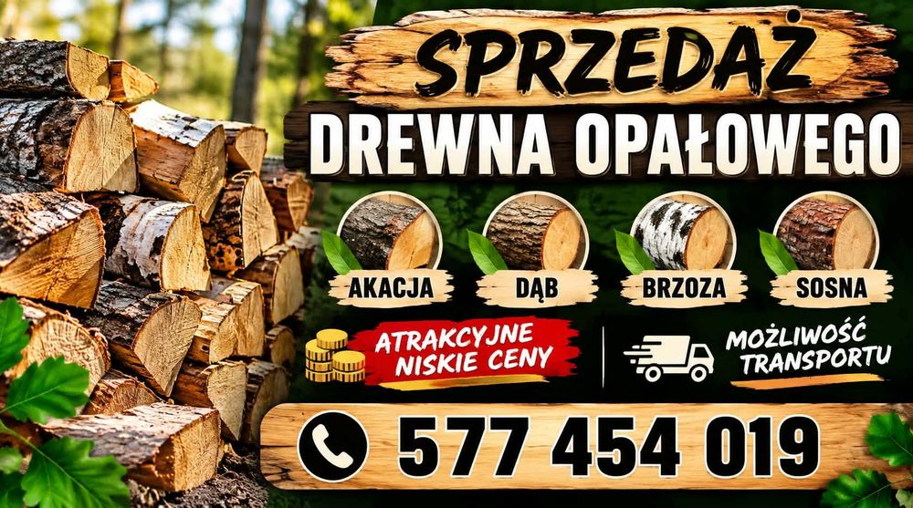 Sprzedam Drewno opałowe