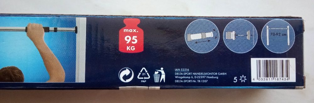 Barra extensível para desporto - Nova