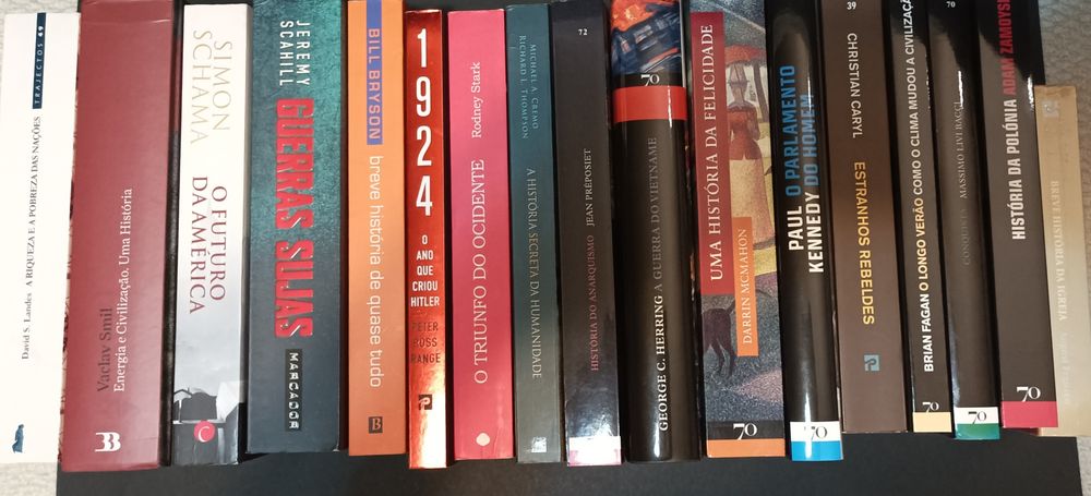 Livros história 10 euros
