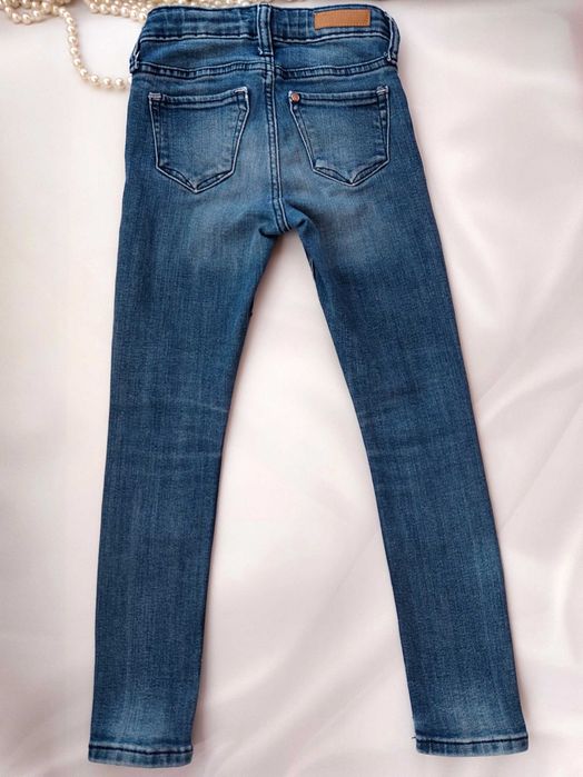 Джинсы скинни зауженные узкачи Super Skinny Fit Jeans H&M 4-5лет